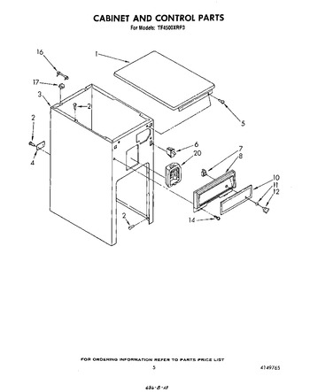 Diagram for TF4500XRP3