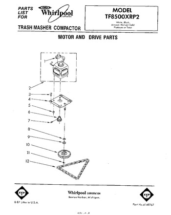 Diagram for TF8500XRP2