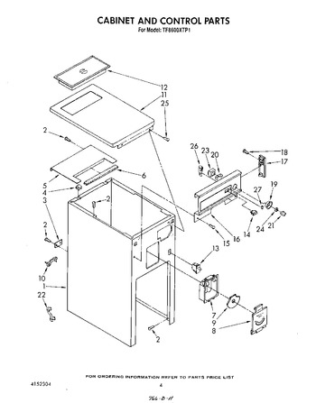 Diagram for TF8600XTP1