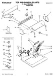 Diagram for 01 - Top And Console Parts