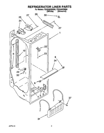 Diagram for TS25AWXBW00