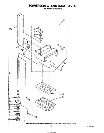 Diagram for TU4000XRP3