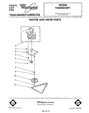 Diagram for TU8000XRP1