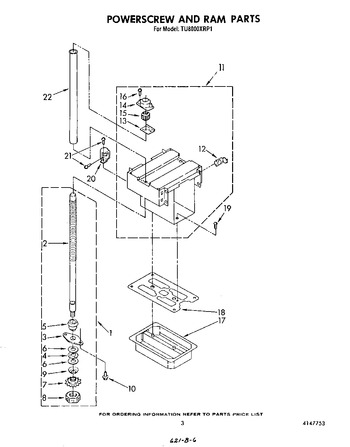 Diagram for TU8000XRP1