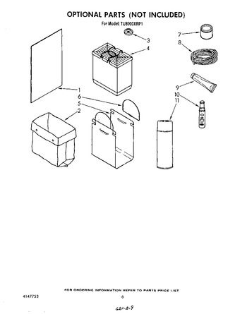 Diagram for TU8000XRP1