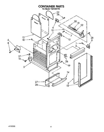 Diagram for TU8100XTP2