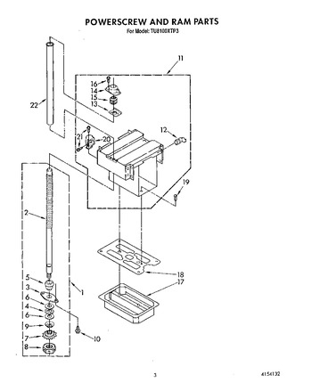 Diagram for TU8100XTP3