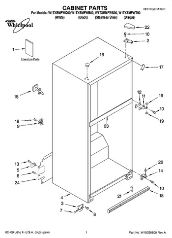 Diagram for W1TXEMFWB00