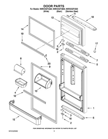 Diagram for W8RXDGFXS00