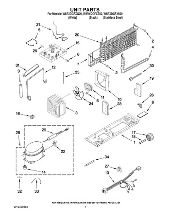 Diagram for W8RXDGFXS00