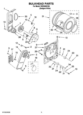 Diagram for WED5000VQ0