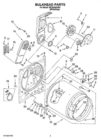 Diagram for WED5300VW0