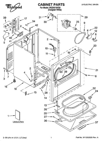 Diagram for WED5510VQ0