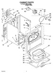 Diagram for 02 - Cabinet Parts