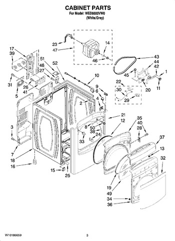 Diagram for WED6600VW0