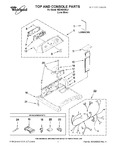 Diagram for 01 - Top And Console Parts