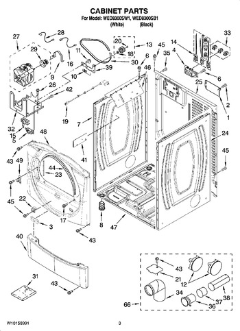 Diagram for WED8300SW1