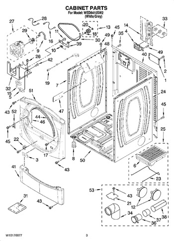 Diagram for WED8410SW2