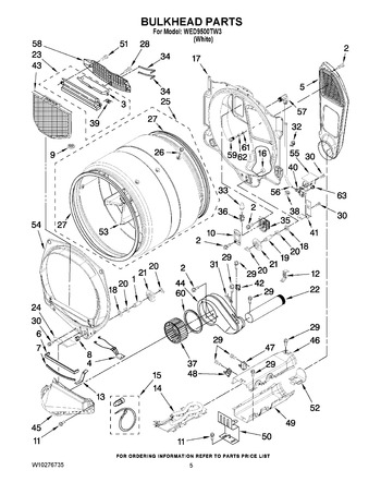 Diagram for WED9500TW3