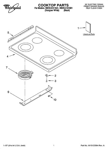 Diagram for WERC4101SB1