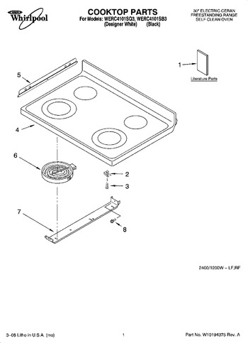 Diagram for WERC4101SB3