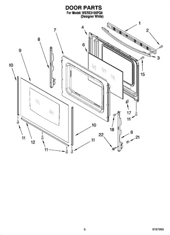 Diagram for WERE3100PQ0