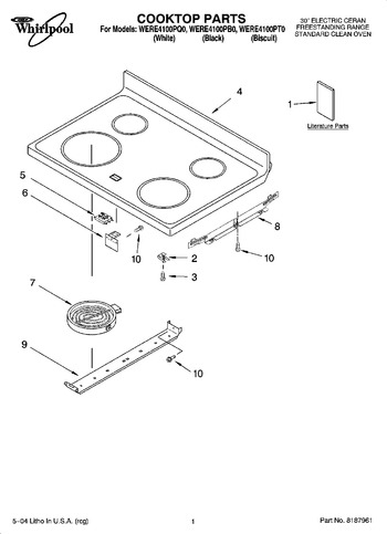 Diagram for WERE4100PB0