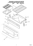 Diagram for 02 - Drawer & Broiler Parts