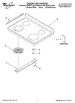 Diagram for 01 - Cooktop Parts