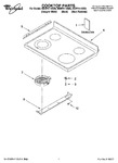 Diagram for 01 - Cooktop Parts