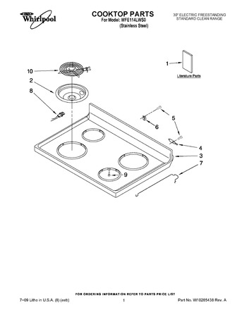 Diagram for WFE114LWS0