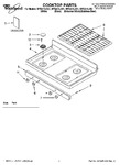 Diagram for 01 - Cooktop Parts