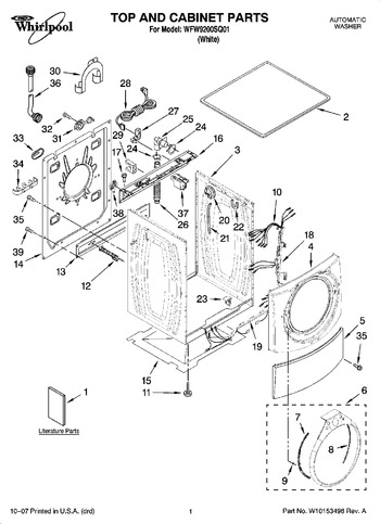 Diagram for WFW9200SQ01