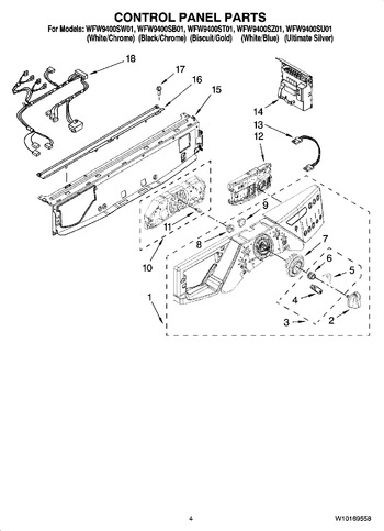 Diagram for WFW9400SZ01