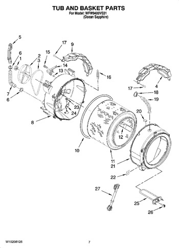 Diagram for WFW9400VE01