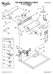 Diagram for 01 - Top And Console Parts