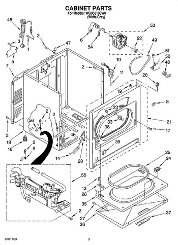 Diagram for WGD5810SW0