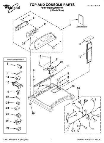 Diagram for WGD6600VU0