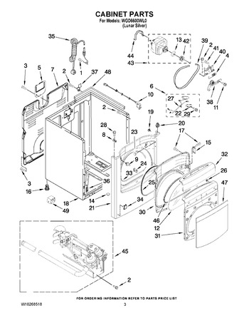 Diagram for WGD6600WL0