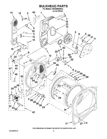 Diagram for WGD6600WL0