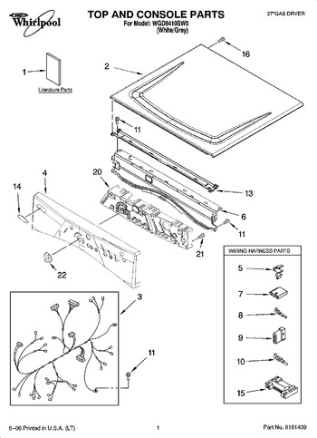 Diagram for WGD8410SW0