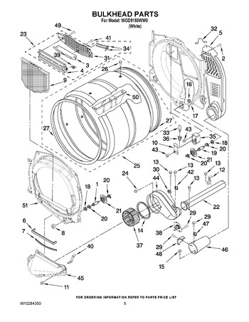 Diagram for WGD9150WW0