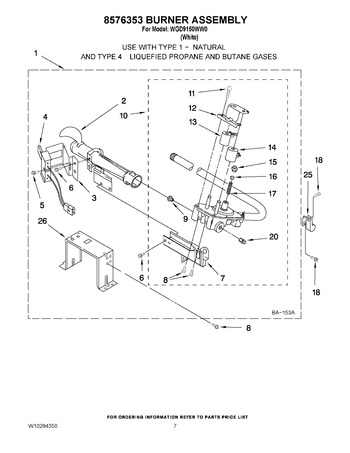 Diagram for WGD9150WW0