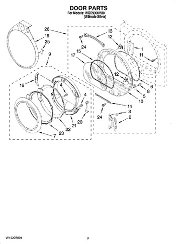 Diagram for WGD9300VU0