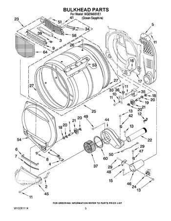 Diagram for WGD9400VE1