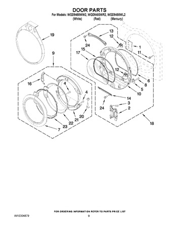 Diagram for WGD9450WL2