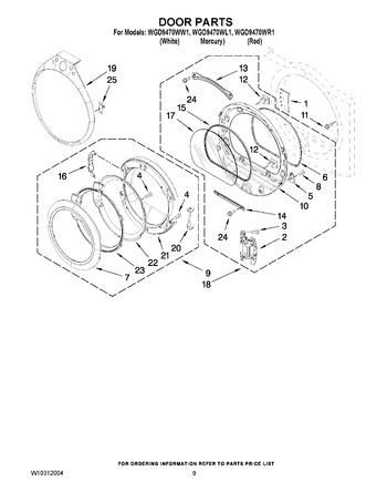 Diagram for WGD9470WR1