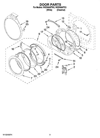 Diagram for WGD9500TC2