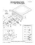 Diagram for 01 - Top And Console Parts