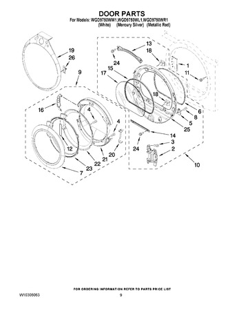 Diagram for WGD9750WR1